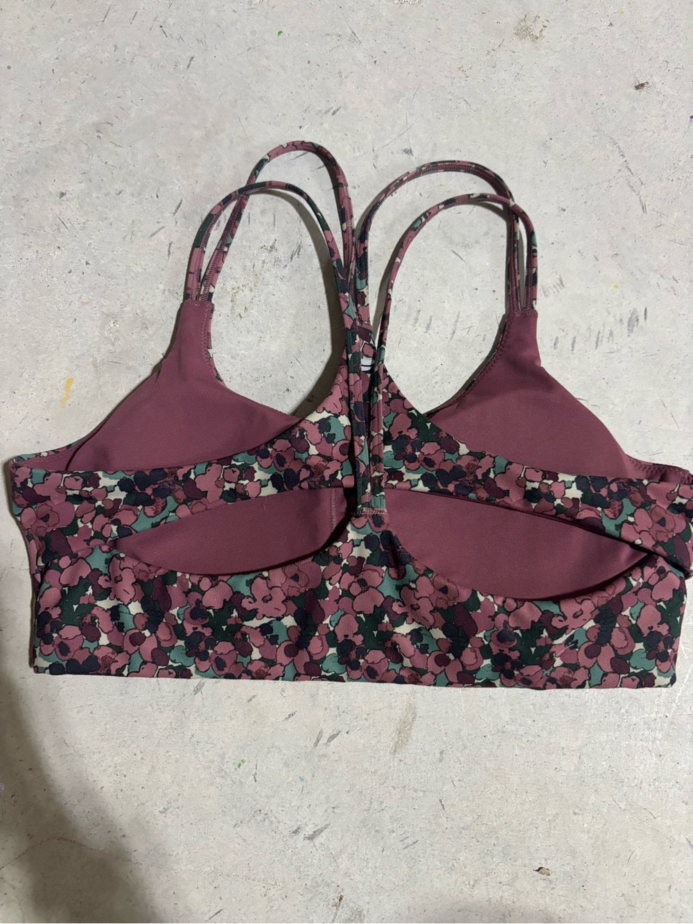 Fabletics Floral Cutout Strappy Sports Bra - matching pants Available